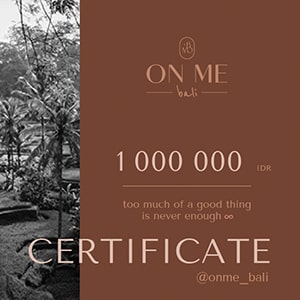 Onmebali certeficate for 1 mln