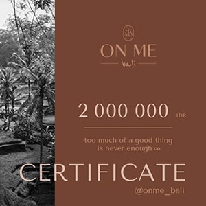 Onmebali certeficate for 2 mln